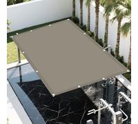 Tenda Parasole a Vela 8 x 8 m Antivento/Protezione UV Vela Ombreggiante Antivento Protezione Rettangolare Parasole Anti UV per Esterno per Giardino, Balcone, Cachi