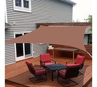 Tenda parasole a vela con blocco UV, per patio, garage coperto, cortile e giardino, maggiore protezione e comfort dalla luce solare, perfetta per spazi abitativi all'aperto