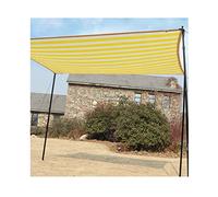 Tenda parasole a vela con protezione UV per patio, giardino, portico o canile, copertura traspirante per esterni, 2 x 5 m, con corda resistente alle intemperie.