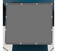 Tenda Parasole a Vela Giardino 85 x 100 cm Protezione Solare Raggi UV Rettangolo Telo Ombra con Fune Occhiellato Protezione UV per Serre Carport Piscine Cortili, Grigio Chiaro