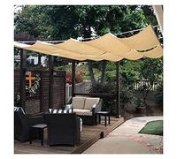 Tenda parasole a vela, resistente ai raggi UV e al vento, rete di protezione solare, ricambio per pergola retrattile per terrazza da giardino