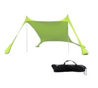 Tenda parasole a vela, resistente ai raggi UV, per esterni, impermeabile, resistente ai raggi UV, per patio, spiaggia, vacanze, giardino, campeggio, garage e spiaggia (verde)