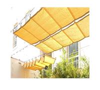 Tenda parasole a vela retrattile, impermeabile, resistente, tessuto resistente, design elasticizzato flessibile, dimensioni regolabili (larghezza 2,2 m x lunghezza 3 m), per uso esterno