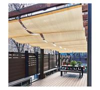 Tenda parasole a vela retrattile, telescopica, con kit di montaggio, per patio, giardino, cortile, ponte, traliccio