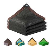 Tenda Parasole Al 70% Con Occhielli, Vela Ombreggiante 4x8,0 M 10x10 M Per Patio, Serra, Rete Parasole Con Protezione Solare, 5 Colori(Black,5.0 * 10.0m/16.4 * 32.8ft)
