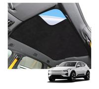 Tenda Parasole Auto Per Volvo Per Polestar 3 2024-presente Tessuto scamosciato per auto Parasole ad assorbimento elettrostatico Isolamento termico(Nero)