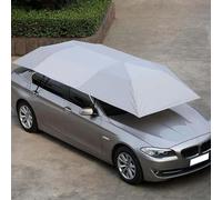 Tenda Parasole Automatica Pieghevole Tetto Auto, Ombrellone Auto Completamente Automatico, Ombrellone Automatico Carport Pieghevole Mobile, Protezione Tutte Stagioni, Con Telecomando Silver-4.8*2.3m