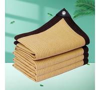 Tenda parasole beige, 3 x 3 m, resistente ai raggi UV, traspirante, antivento, per giardino, balcone, esterni, 4 x 5 m, 5 x 3 m, anti-invecchiamento, antipolvere, perfetta per terrazze e serre