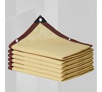 Tenda parasole beige, 3 x 3 m, resistente ai raggi UV, traspirante, antivento, per giardino, balcone, esterni, 4 x 5 m, 5 x 3 m, anti-invecchiamento, antipolvere, perfetta per terrazze e serre