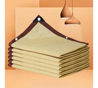 Tenda parasole beige, 3 x 3 m, resistente ai raggi UV, traspirante, antivento, per giardino, balcone, esterni, 4 x 5 m, 5 x 3 m, anti-invecchiamento, antipolvere, perfetta per terrazze e serre