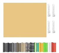 Tenda parasole beige da 5,5 x 8 m, con tessuto resistente alle intemperie e forte stabilità, ideale per patio, feste, cortile, prato, giardino e attività all'aperto, include corda gratuita per una