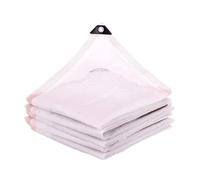 Tenda parasole bianca resistente, 2,5 m x 5 m, anti-UV, per giardino, patio, terrazza e cortile, protezione solare 4550%, soluzione ideale per l'ombra esterna