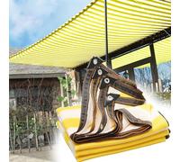 Tenda parasole con occhielli, in tessuto, protezione dai raggi UV, per patio, pergola, giardino e balcone, blocco solare per un maggiore comfort