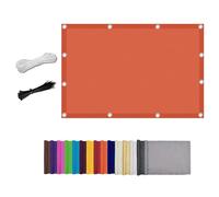 Tenda parasole con protezione UV, blocco del 95%, resistente alle intemperie, resistente agli strappi, permeabile al vento, facile da installare, per giardino, terrazza, balcone, 0,9 x 6 m, con