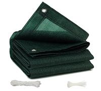 Tenda parasole da 2,2 x 2,2 m, per patio e giardino, protezione UV, resistente al vento e alle intemperie, colore verde scuro, ideale per terrazze e cortili