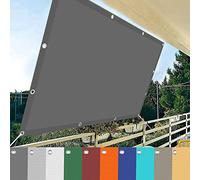 Tenda parasole da giardino con blocco UV, 1,7 x 3,4 m, ad angolo retto, con corde di montaggio, per patio, cortile, spazi esterni, tessuto in poliestere impermeabile