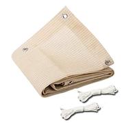 Tenda parasole da giardino in HDPE con occhielli in alluminio, tessuto resistente per patio, giardino, pergola (2,9 x 7,6 cm)