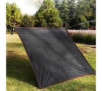 Tenda parasole da giardino in tessuto con occhielli per serra, rete ombreggiante per piante, tenda ombreggiante per giardino, serra, patio, rete per la privacy, nero, 5 x 7 m