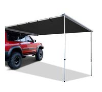 Tenda parasole estraibile per veicoli, altezza regolabile, tende laterali per auto, per camper, telaio in lega di alluminio con protezione UV 5000 mm impermeabile UV50+