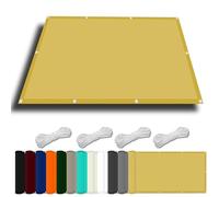 Tenda parasole impermeabile, 2,6 x 5,5 m, protezione UV al 98%, include corda e kit di fissaggio, perfetta per tettoie per piscine, piante, resistente baldacchino per esterni