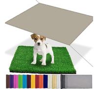 Tenda parasole impermeabile, 300 x 300 cm, resistente alle intemperie, per esterni, giardino, patio, balcone, colore cachi, blocco UV, tessuto durevole