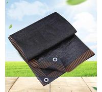 Tenda parasole impermeabile, 4 x 4 m, in tessuto resistente al calore, per pergola, patio, giardino e uso esterno, disponibile in nero e opzione 5 x 5 m