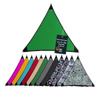 Tenda parasole impermeabile da giardino con fissaggi in lino, 100% protezione dai raggi UV (2 m x 2 m, verde)