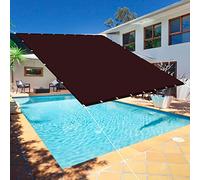 Tenda parasole impermeabile e resistente, 3,5 m x 3,5 m, protezione UV al 98%, per patio, giardino, cortile, elegante ombra da esterno color vino rosso per sollievo immediato dal sole