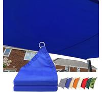 Tenda parasole, impermeabile, in tessuto Oxford, per esterni, blocco UV, protezione solare, resistente, angoli curvi rinforzati, con anelli a D, per patio, piscina, giardino (#2,2 x 2 m)