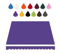 Tenda parasole impermeabile multicolore con protezione UV per balconi, disponibile da 200 cm a 600 cm, viola, 4 baldacchini perfetti per tutte le condizioni atmosferiche