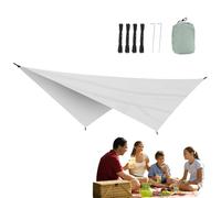 Tenda parasole impermeabile per la spiaggia, telo di protezione solare impermeabile | telo di protezione impermeabile | per giardino, terrazza, cortile, pergola, campeggio, picnic, balcone e gite in
