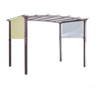 Tenda parasole impermeabile per tende da giardino e porta uva, realizzata con tessuto in poliestere 190T, protezione UV e ampia copertura esterna (nero)