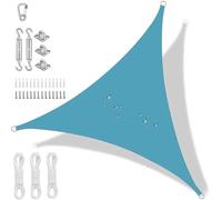 Tenda parasole impermeabile, resistente ai raggi UV, facile da installare, per cortile, patio, terrazza, balcone, include accessori per una protezione ottimale