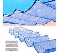 Tenda parasole impermeabile retrattile per patio, pergola, baldacchino, tenda da esterno, 7,1 x 4 m, copertura di protezione solare regolabile