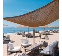 Tenda parasole in cocco - Telo di cocco - Protezione solare ecologica - Diverse dimensioni e forme (quadrato, rettangolare, triangolo) - Terrazza, Giardino, Pergola