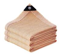 Tenda parasole in tessuto beige resistente ai raggi UV, per la privacy esterna, disponibile nelle misure da 1 x 2 m a 10 x 10 m, ideale per giardini, terrazze, balconi e terrazze (dimensioni: 4 x 14 m