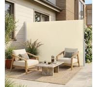 Tenda parasole laterale retrattile, frangivento, per giardino, balcone, struttura in ferro, divisorio salvaspazio per piscina e terrazza