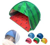 Tenda Parasole Mini Head, Tenda Parasole Portatile Da Spiaggia Personale, Protezione Per Viso E Testa, Borsa Portaoggetti, Tenda Da Spiaggia Per Picnic All'Aperto (Verde anguria, M: 70 * 50 * 45cm)