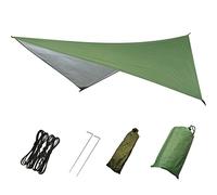 Tenda parasole multifunzionale da campeggio, spiaggia, velarium, terilene, impermeabile, pieghevole, facile da trasportare, compatibile con amaca