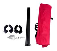 Tenda parasole per carrello da giardino, colore: rosso