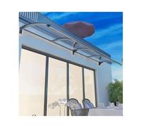 Tenda parasole per esterni, 100 x 220 cm, protezione resistente contro la caduta di oggetti resistenti ai raggi UV, resistente alle intemperie, tenda da ingresso per la sicurezza