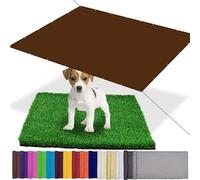 Tenda parasole per esterni, 400 x 420 cm, impermeabile, resistente alle intemperie, quadrata, per giardino, terrazza, balcone, rete parasole marrone