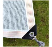 Tenda parasole per esterni, con occhielli, per giardino, balcone, pergola, serra, 4 x 6 m, 5 x 5 m, 8 x 14 m, rete frangivento per la massima protezione dai raggi UV