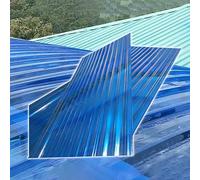 Tenda parasole per esterni, copertura traslucida per tettoie, capanne, canili, protezione UV, facile da tagliare, resistente alle intemperie, versatile, soluzione ombreggiante per esterni