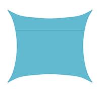 Tenda parasole per esterni, impermeabile, per giardino, patio, balcone e pergola, include corde incluse, ideale per protezione solare ed eventi all'aperto, 2 x 4 m, colore: blu cielo