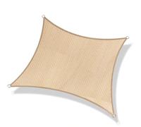 Tenda parasole per esterni, protezione 95%, rettangolare, con angoli rinforzati, anelli a D in acciaio, perfetta per patio, prato, 2 misure (4 x 8 m)