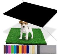 Tenda parasole per esterni, protezione dai raggi UV, 500 x 580 cm, impermeabile, in poliestere, per giardino, patio, balcone, colore nero