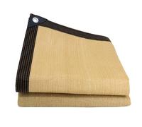 Tenda parasole per esterni, protezione dai raggi UV, traspirante, rettangolare, con occhielli e corde, perfetta per balcone, patio, giardino, campeggio, colore giallo, 500 x 1000 cm