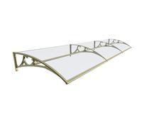 Tenda parasole per finestra, facile da installare, staffa in alluminio, protezione solare esterna per ingresso, resistente alle intemperie, elegante soluzione per l'ombra del patio