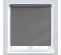 Tenda parasole per finestre, 50 x 110 cm, senza fori, protezione solare, in poliestere, colore grigio scuro, facile installazione, per finestre e porte, ideale per decorare la casa